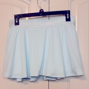 NWOT Nike Dry Fit Ribbed Women's Sky Blue Skort Skirt Size Medium
